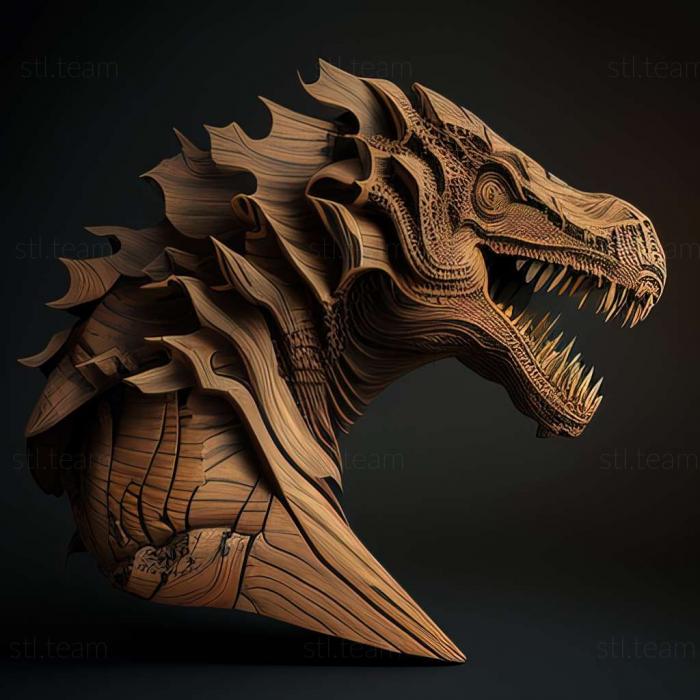 3D модель Спінозавр (STL)